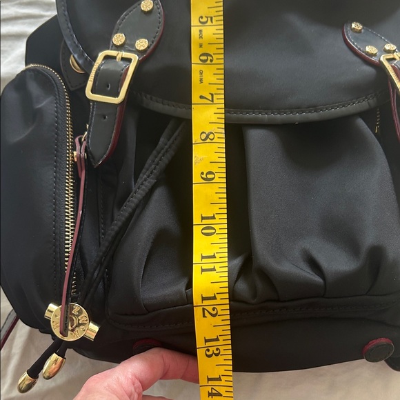MZ Wallace Black Backpack with Gold Accents - Picture 11 of 12